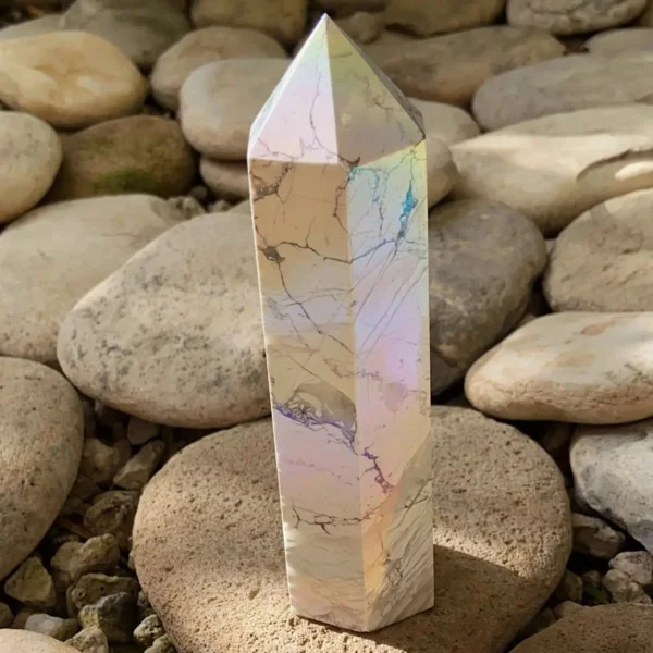 Angel Aura Howlite Tower - Image 2