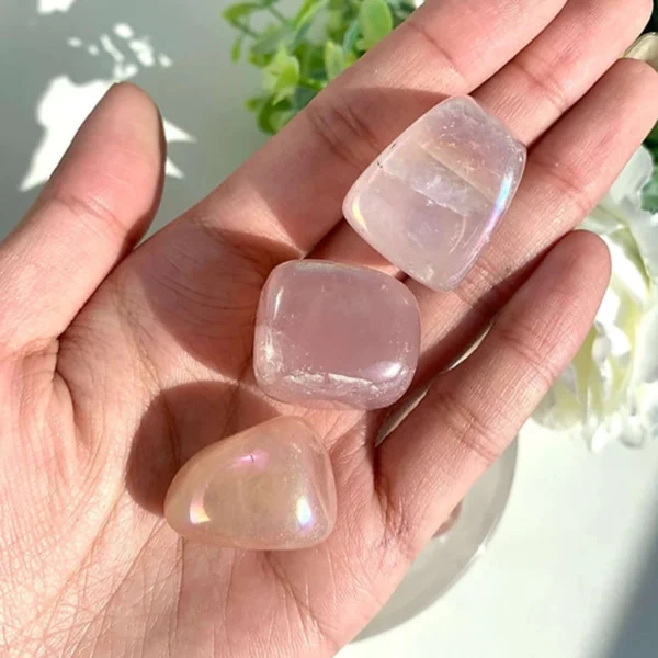 Celestial Rose Quartz Tumbles - Image 2