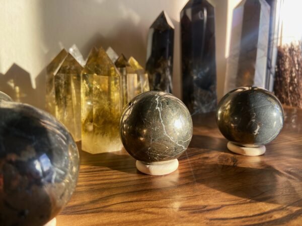 Pyrite Quartz Spheres - Image 4