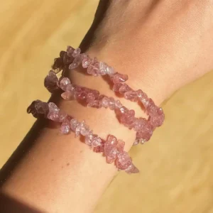 Strawberry Quartz Bracelet