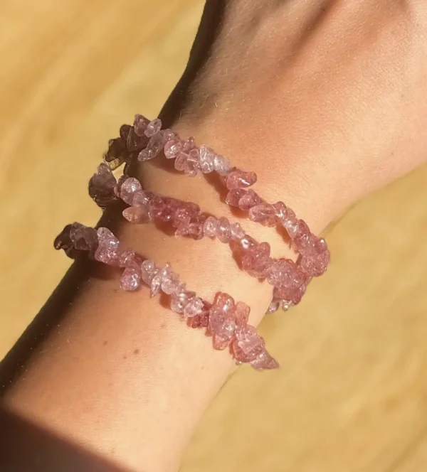 Strawberry Quartz Bracelet
