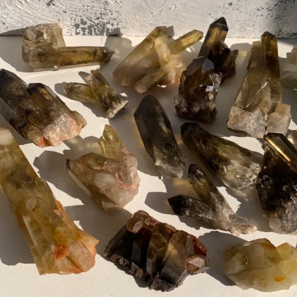 Smoky Quartz Clusters
