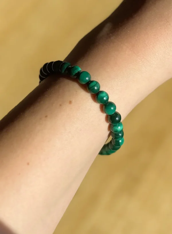 Malachite Bracelet 7mm - Image 2