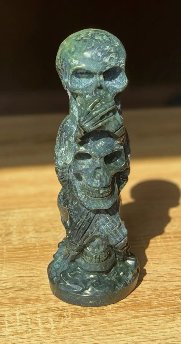 Green Jade "See No Evil, Hear No Evil, Speak No Evil" - Image 2