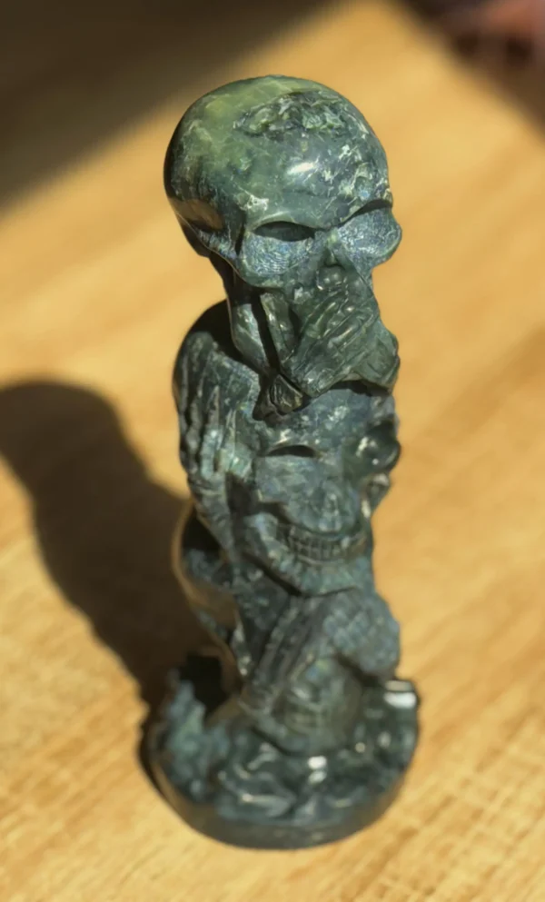 Green Jade "See No Evil, Hear No Evil, Speak No Evil" - Image 7