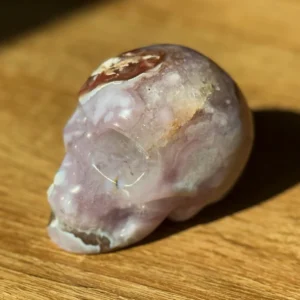 Flower Agate Skull