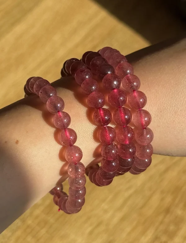 Strawberry Quartz Bracelet