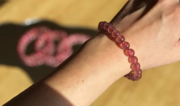 Strawberry Quartz Bracelet - Image 2