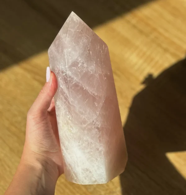 Goddess Pillar Rose Quartz - Image 5
