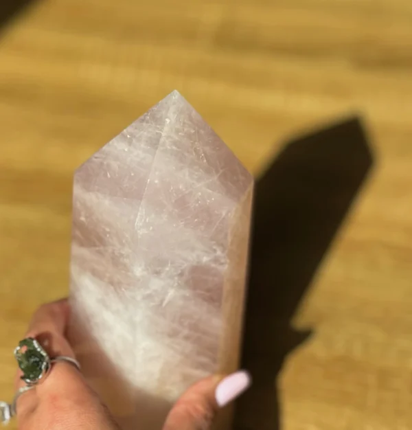 Goddess Pillar Rose Quartz - Image 4