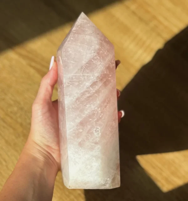 Goddess Pillar Rose Quartz - Image 2