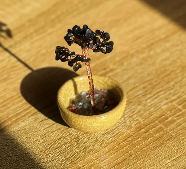 Black Obsidian Crystal Tree - Image 2