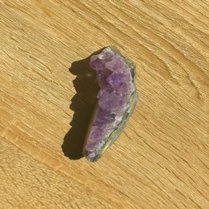 The Violet Crescent Amethyst Cut