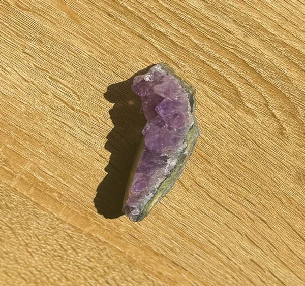 The Violet Crescent Amethyst Cut