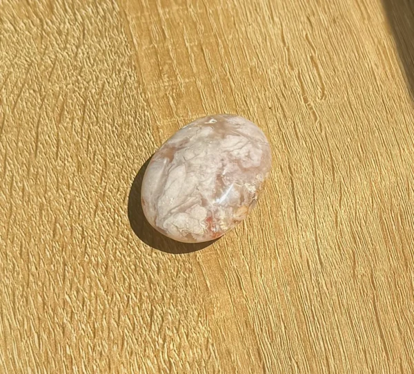 Flower Agate Palm Stone - Image 3