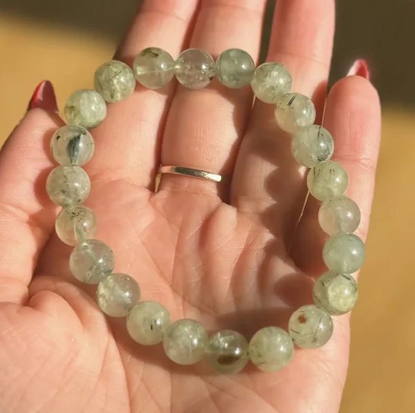 Verdant Light Prehnite Bracelet - Image 3