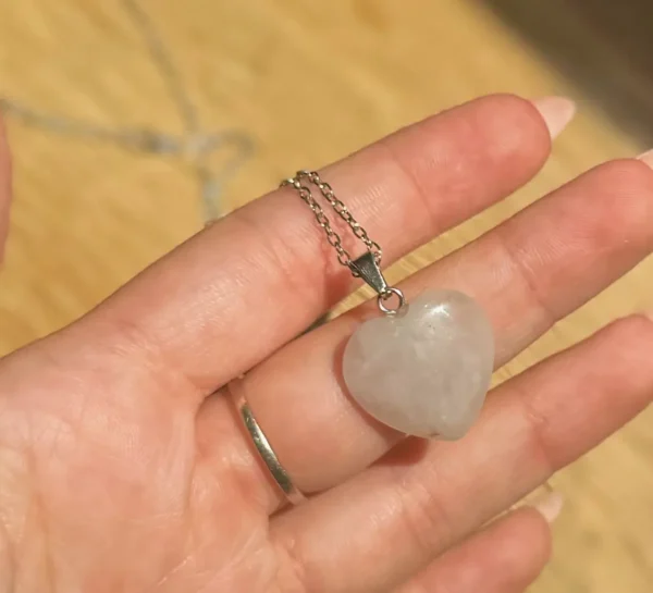 Heartlight Rose Quartz Necklace - Image 2