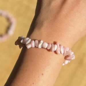 Pink Opal Chips Bracelet