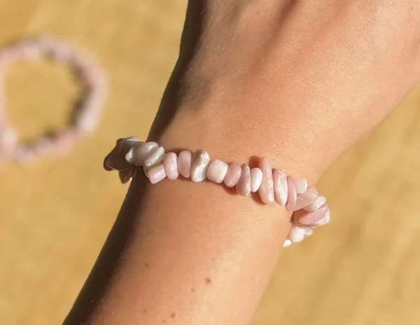 Pink Opal Chips Bracelet