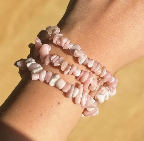 Pink Opal Chips Bracelet - Image 2