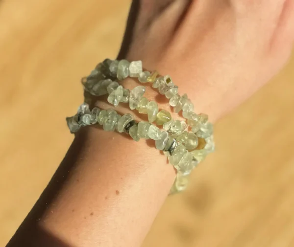 Prehnite Chips Bracelet - Image 2
