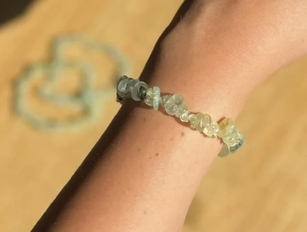 Prehnite Chips Bracelet