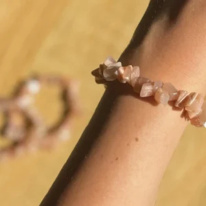 Moonstone Chip Bracelet