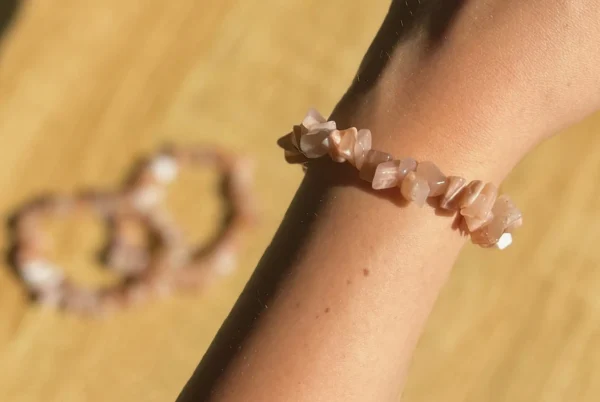 Moonstone Chip Bracelet