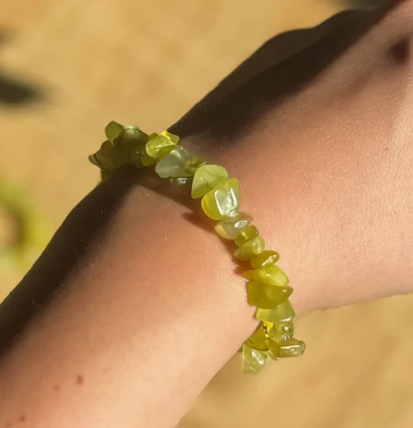 Lemon Jade Chip Bracelet - Image 2