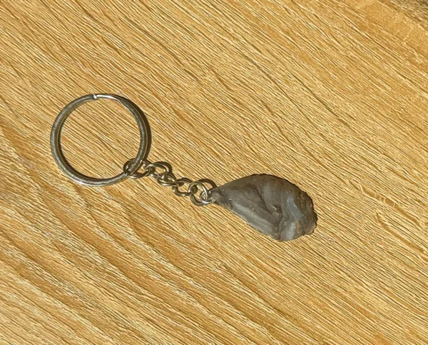 Mexican Agate Geode Keychain - Image 3