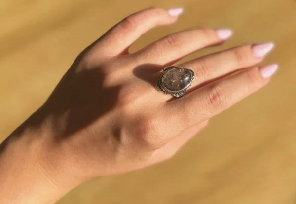 Moonbound Relic Garden Quartz Ring - Image 2