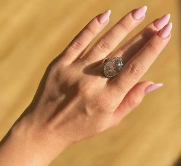 Moonbound Relic Garden Quartz Ring - Image 5