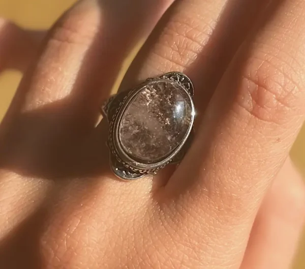 Moonbound Relic Garden Quartz Ring