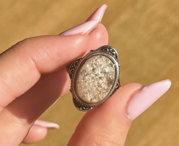 Moonbound Relic Garden Quartz Ring