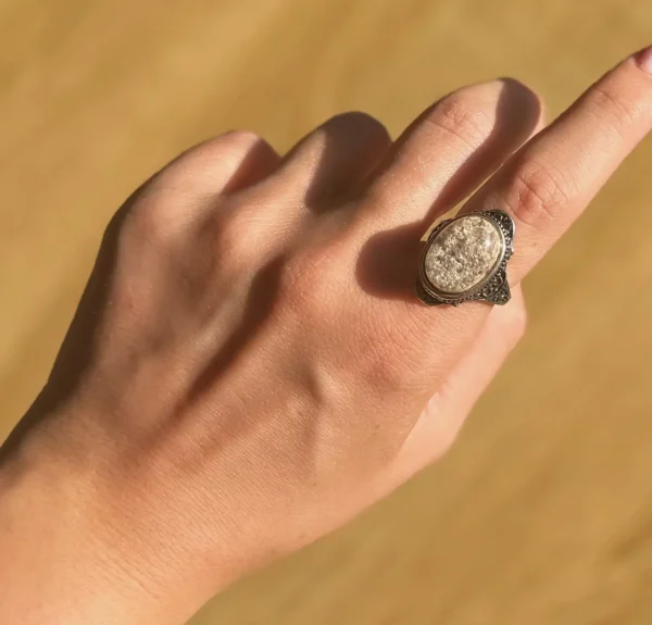 Moonbound Relic Garden Quartz Ring - Image 4