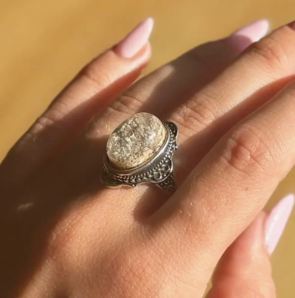 Moonbound Relic Garden Quartz Ring - Image 2