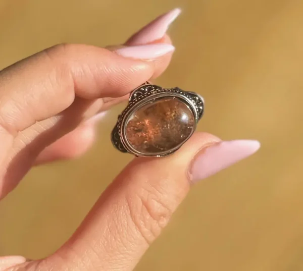 Moonbound Relic Garden Quartz Ring - Image 2