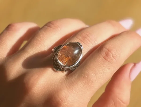 Moonbound Relic Garden Quartz Ring