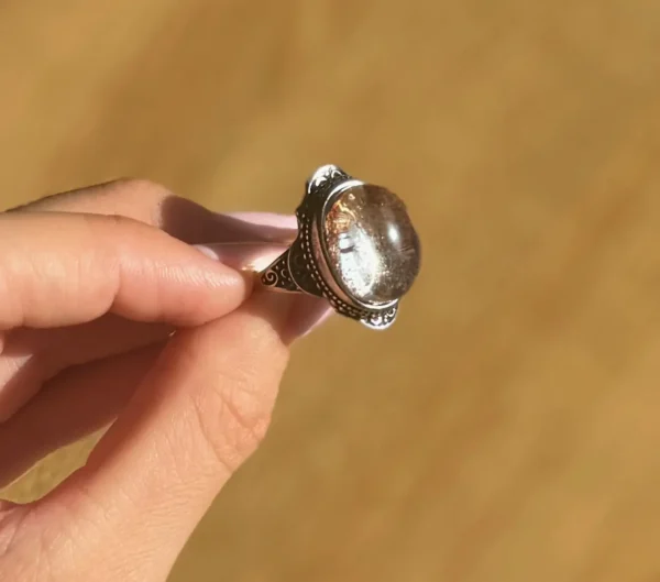Moonbound Relic Garden Quartz Ring - Image 2