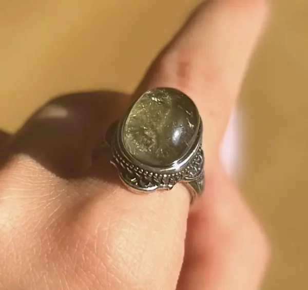 Moonbound Relic Garden Quartz Ring - Image 2