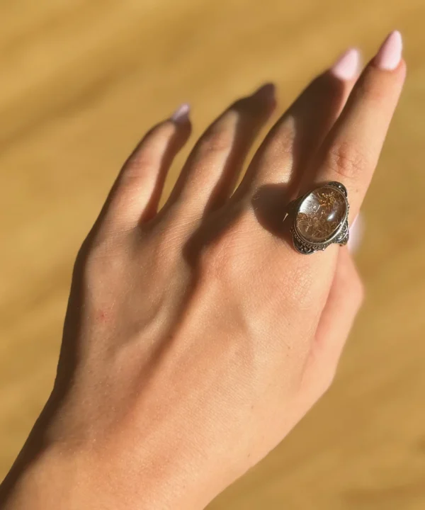 Moonbound Relic Garden Quartz Ring - Image 3