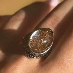 Moonbound Relic Garden Quartz Ring