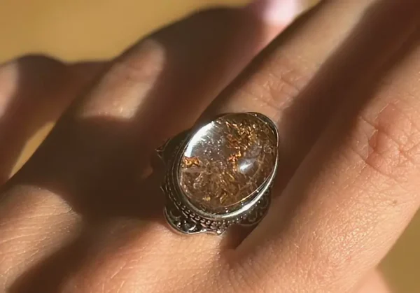 Moonbound Relic Garden Quartz Ring