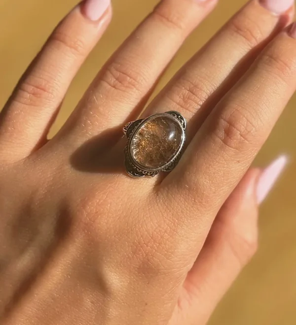 Moonbound Relic Garden Quartz Ring - Image 2