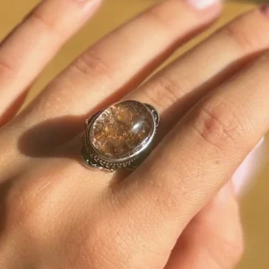 Moonbound Relic Garden Quartz Ring