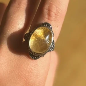Moonbound Relic Garden Quartz Ring