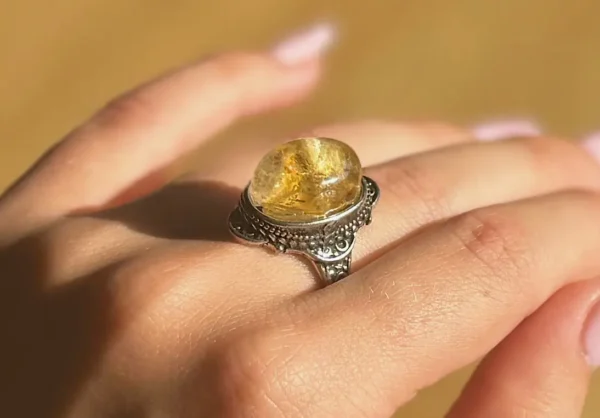 Moonbound Relic Garden Quartz Ring - Image 4