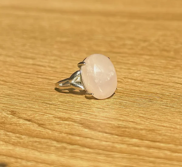 Timeless Rose Quartz Ring - Image 4