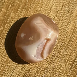 Flower Agate Palm Stone