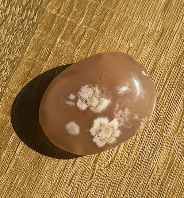Flower Agate Palm Stone - Image 5